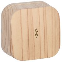 Переключатель накладной IEK Glory ВСп10-1-0-ХС 1-кл. проходной сосна картинка